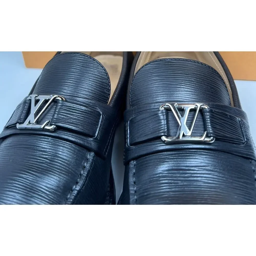 Size 7.5LV/8.5US- Louis Vuitton Major Loafer Epi Leather🖤 RETAIL $1,110! - Picture 3 of 9